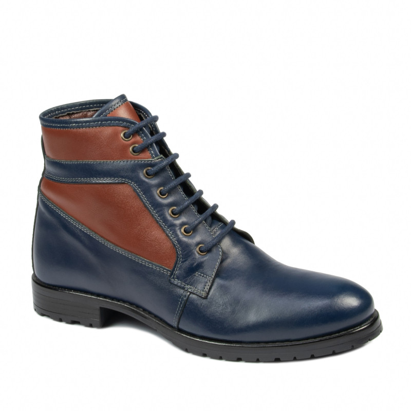 Herrenstiefel 4114 indigo kombiniert