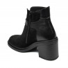 Damenstiefeletten 3400 schwarz kombiniert