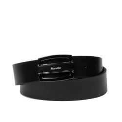 Herren Gürtel 72b glänzend schwarz