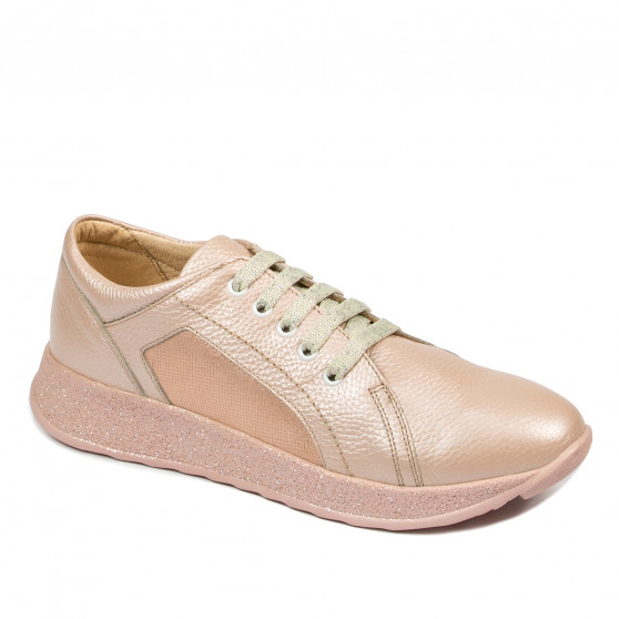 Damen-Sneaker/Freizeitschuhe 6010 Puder-Perle kombiniert Damen-Sneaker/Freizeitschuhe 6010 Puder-Perle kombiniert