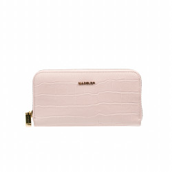 Damenportemonnaie 201g Croco Rosé