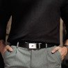 Herren Gürtel 76b schwarz lifestyle