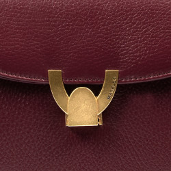 Damen-Umhängetasche 035g burgundy