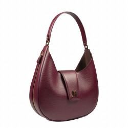 Damentasche Schultertasche 036g Burgundy