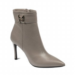 Stiefeletten mit Absatz Damen 1400 Cappuccino