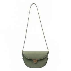 Damentasche Schultertasche 035g Olivgrün