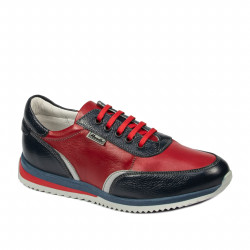 Jugendsportschuhe 374 indigo+rot