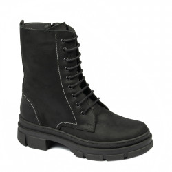 Damenstiefeletten 3366 Tuxon Schwarz