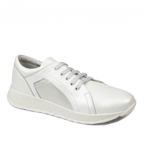 Damen Sport/Freizeitschuhe 6010 Perlmuttweiß kombiniert Damen Sport/Freizeitschuhe 6010 Perlmuttweiß kombiniert