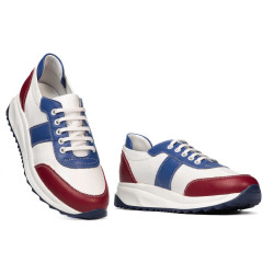 Damen-Sportschuhe 6030 Ziklam+Weiß