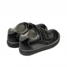Kleinkinderschuhe 16c schwarz+grau