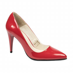 Elegante Damenschuhe 1246 Lack Rot