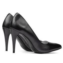 Elegante Damenschuhe 1246 Anthrazit Perlmutt