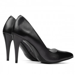 Elegante Damenschuhe 1246 Anthrazit Perlmutt