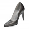 Elegante Damenschuhe 1246 Perlmuttgrau