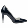 Elegante Damenschuhe 1246 Lack Indigo