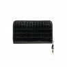 Damenbörse 204g Croco Schwarz