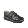 Kleinkinderschuhe 16-2c schwarz+grau