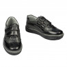 Kleinkinderschuhe 16-2c schwarz+grau