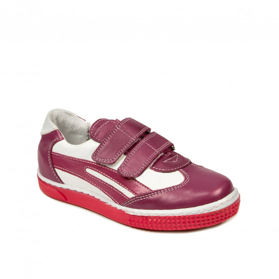 Kleinkinderschuhe 16-3c rosa+weiß