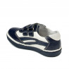 Kleinkinderschuhe 16-2c indigo+weiß