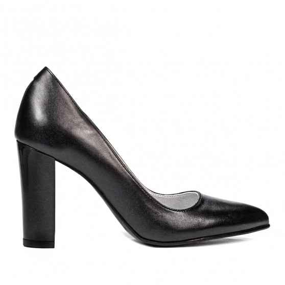 Elegante Damenschuhe 1261 Anthrazit Perlmutt Elegante Damenschuhe 1261 Anthrazit Perlmutt