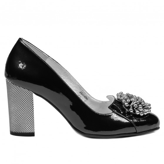 Elegante Damenschuhe 1272 schwarzer Lack Elegante Damenschuhe 1272 schwarzer Lack