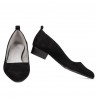 Elegante/sportliche Damenschuhe 1285 schwarz Antilope
