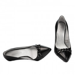 Elegante Damenschuhe 1288 schwarz