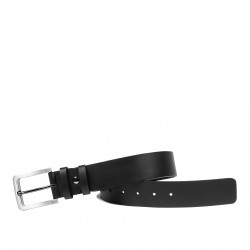 Herren Gürtel 34b mattschwarz