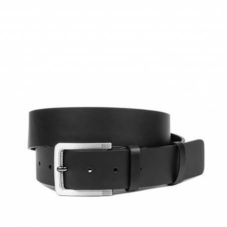 Herren Gürtel 34b mattschwarz