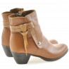 Damenstiefeletten 3252 gewachstes Braun