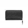 Damen-Geldbörse 204g 01 schwarz Kaviar