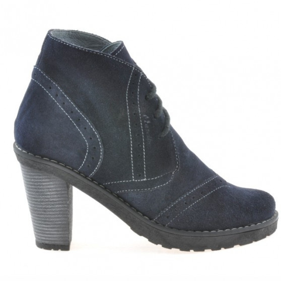 Damenstiefeletten 3230 indigo Veloursleder Damenstiefeletten 3230 indigo Veloursleder