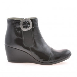 Damen Stiefeletten 238 schwarzer Lack