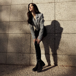 Damenstiefel 3405 kombiniert schwarzer Nubuk lifestyle