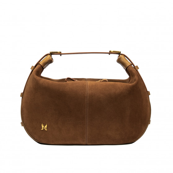 Damentasche Handtasche 038g Wildleder Braun Damentasche Handtasche 038g Wildleder Braun