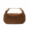 Damentasche Handtasche 038g Wildleder Braun