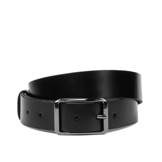 Herrengürtel 75b glänzend schwarz Herrengürtel 75b glänzend schwarz