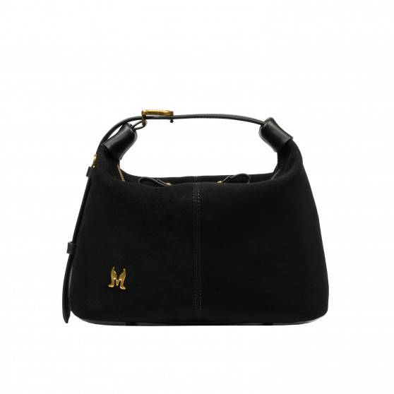 Damentasche Handtasche 037g Wildleder Schwarz Damentasche Handtasche 037g Wildleder Schwarz