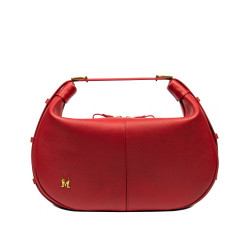 Handtasche Damen 038g Rot Kaviar