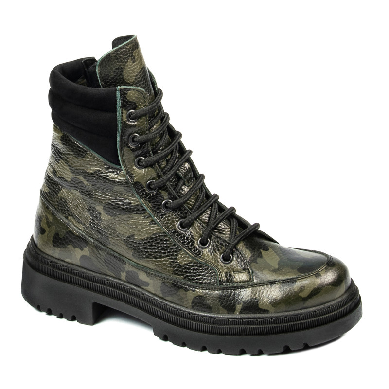 Damenstiefel 3362 khaki Camouflage