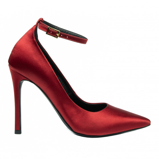 Elegante Damenschuhe 1311 roter Satin Elegante Damenschuhe 1311 roter Satin
