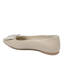 Damen Ballerinas 1301 Greige