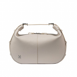 Handtasche für Damen 038g 01 perlmuttfarben beige