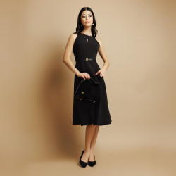 Damengürtel 42cm schwarz Nappa lifestyle