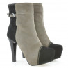 Damenstiefel 1148 Schwarz Antilope+Cappuccino