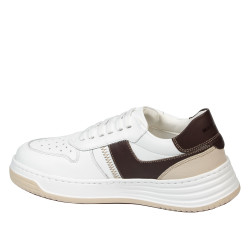 Damen Sportschuhe 6088 weiß+beige