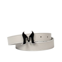 Damen Gürtel 41-1mc Biz Perlmutt Beige