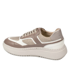 Damen Sportschuhe 6087 Sand kombiniert
